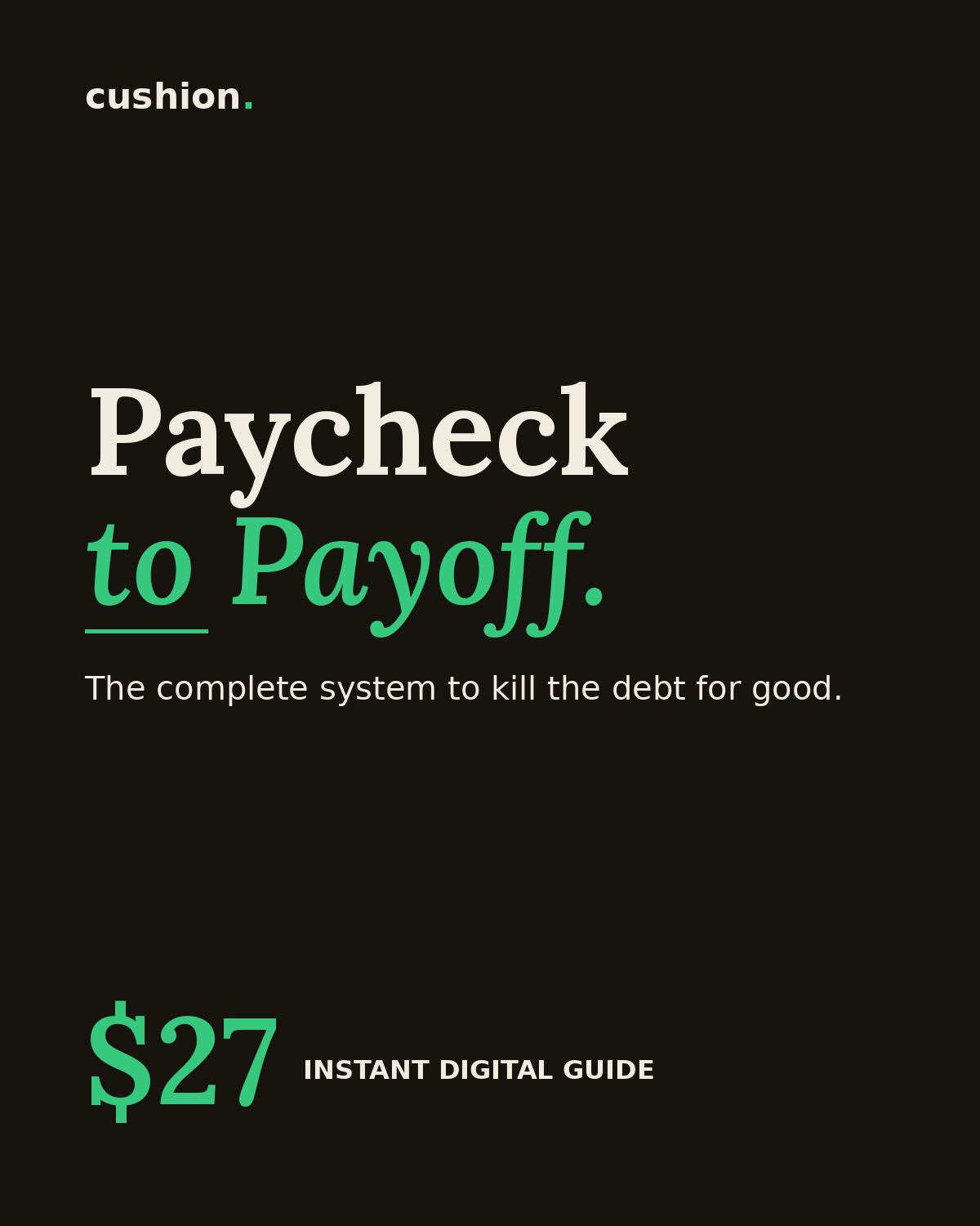 Paycheck to Payoff